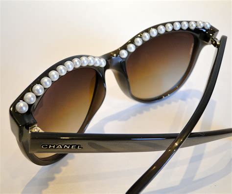 chanel sunglasses with pearls|the real chanel sunglasses.